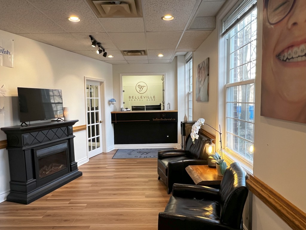 Waiting area at Belleville Dental Care