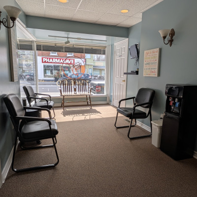 Waiting area at Tweed Dental