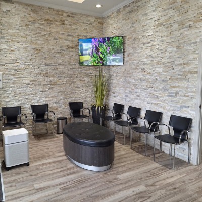 Waiting area at Amberwood Dental Centre