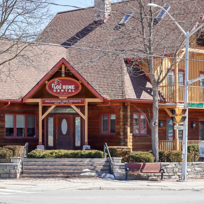 Log Home Dental Exterior