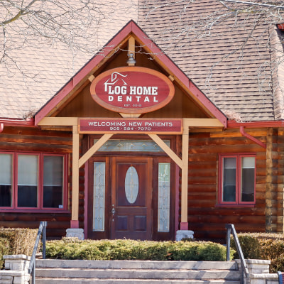 Log Home Dental Exterior