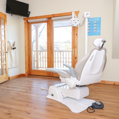 Treatment area at Log Home Dental