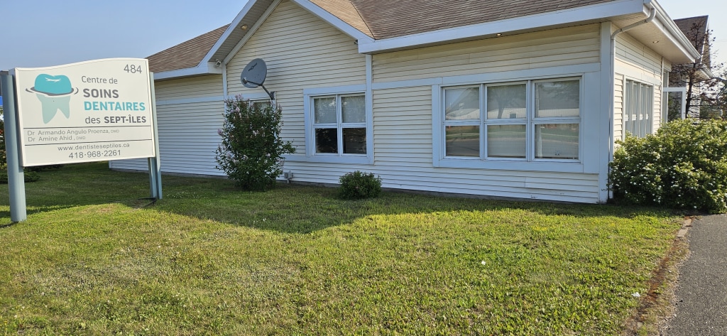 Façade de Centre de Soins Dentaires des Sept-Îles