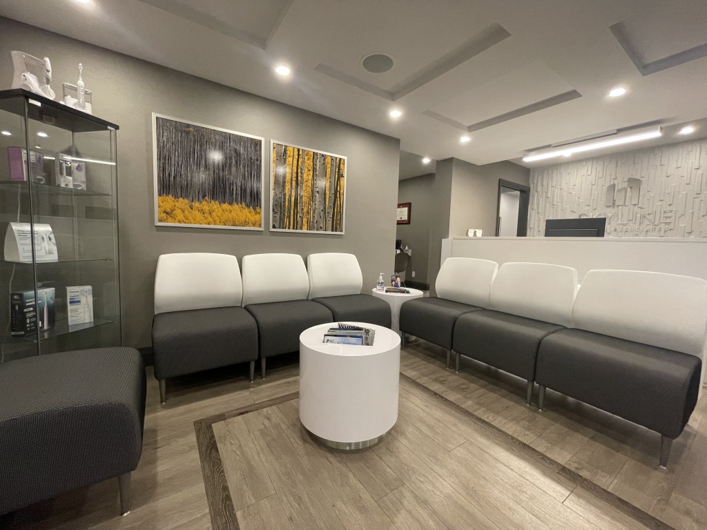 Waiting area at Skyline Dental Associates