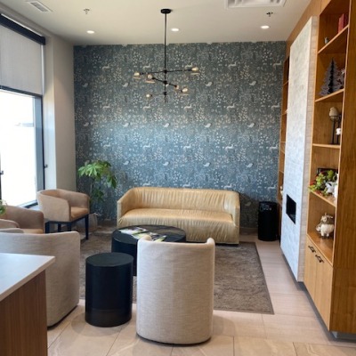 Waiting area at Township Road Family Dental Centre