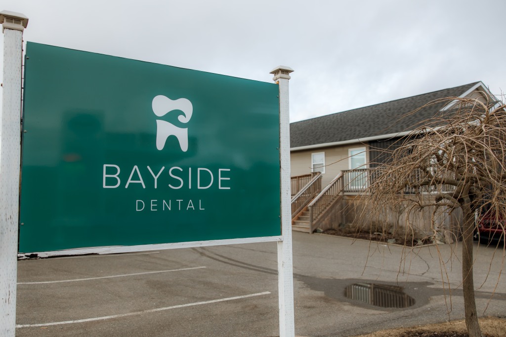 Signage at Bayside Dental