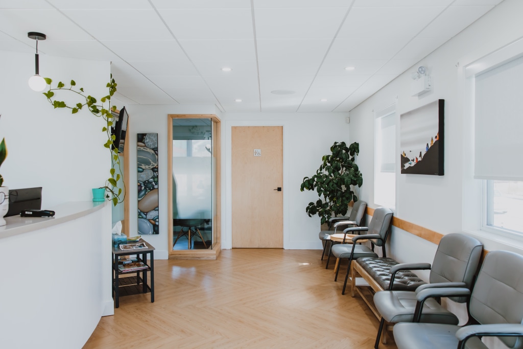 Waiting area at Bayside Dental