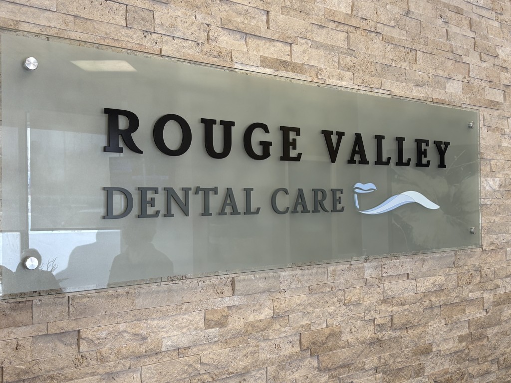 Signage at Rouge Valley Dental Care