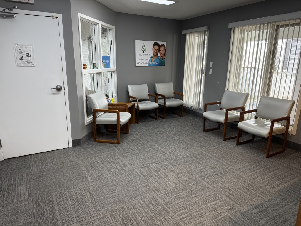 Waiting area at Tall Pines Dental Centre