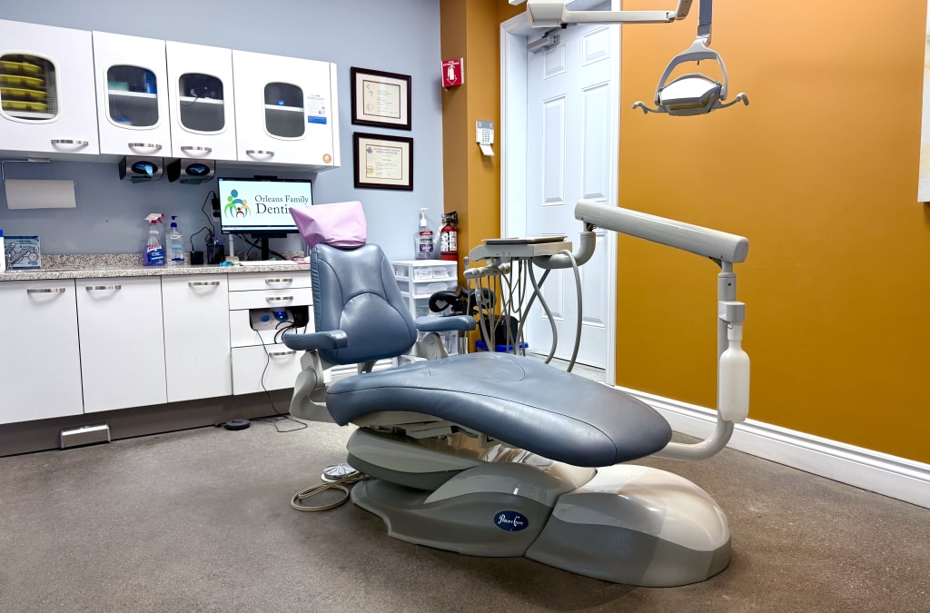 Treatment area at Orleans Family Dentistry