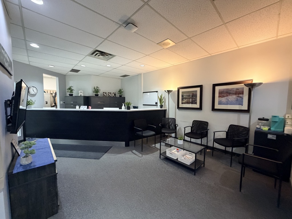 Waiting area at Shelburne Smile Centre