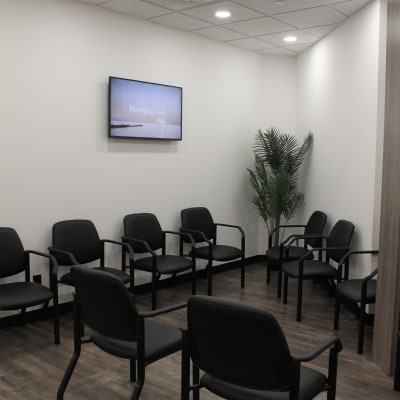 Waiting area at Rideau Dental Centre
