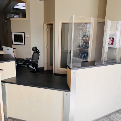 Reception area at Park Lawn Dental
