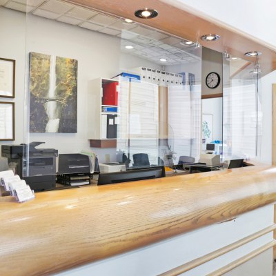 Reception area at Canyon Creek Dental Clinic