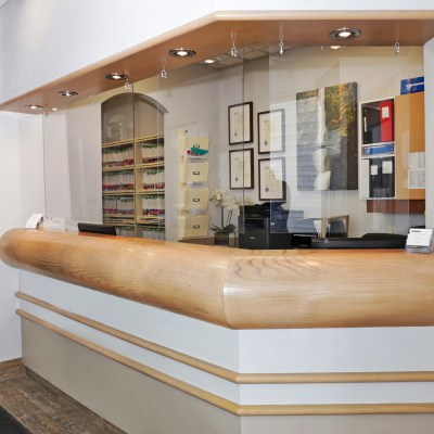 Reception area at Canyon Creek Dental Clinic