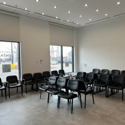 Waiting area at Cloverdale Dental