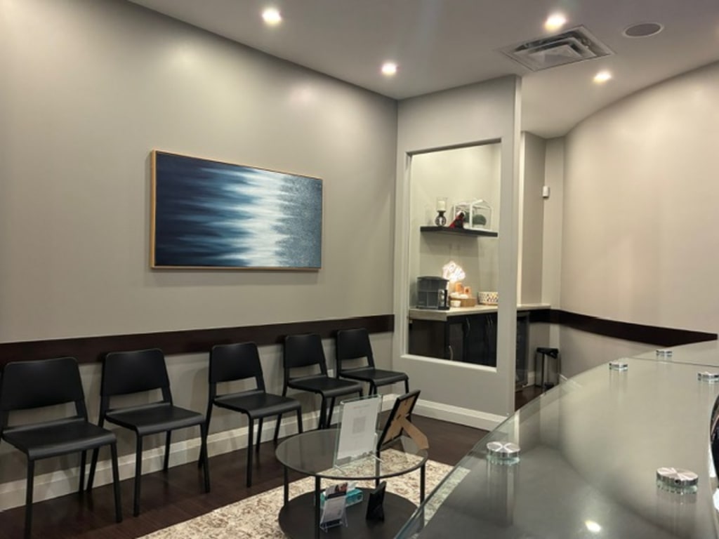 Waiting area at Dawson Dental
