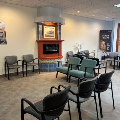 Waiting area at Trimac Dental Centre