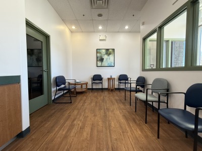 Waiting area at Evergreen Dental