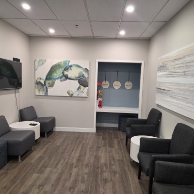 Waiting area at Atlantic Dental Centre