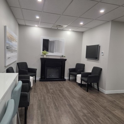 Waiting area at Atlantic Dental Centre