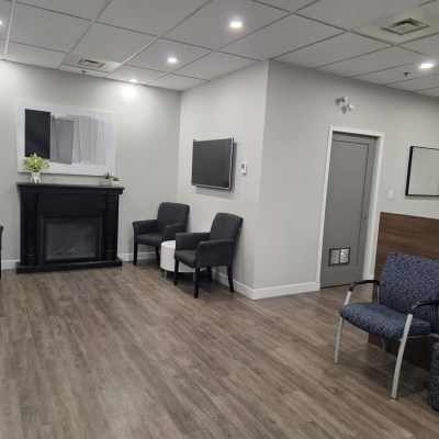 Waiting area at Atlantic Dental Centre