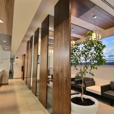 Salle d’attente chez Clinique dentaire Samuel Holland
