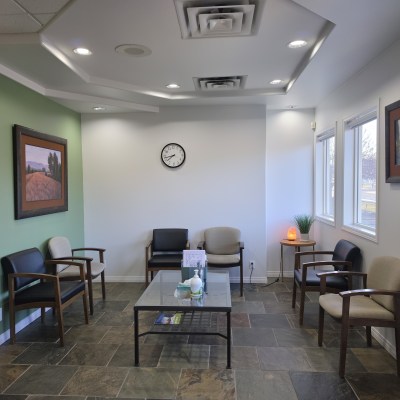 Waiting area at Grasslands Dental Care