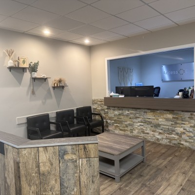 Waiting area at Access Dental
