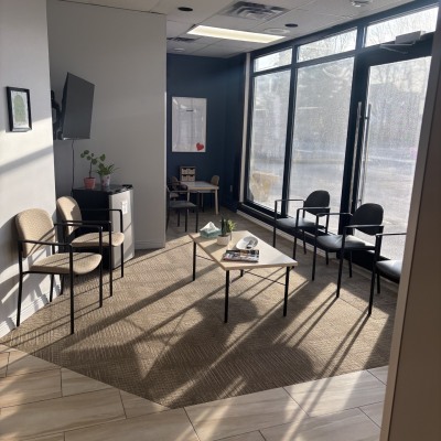 Waiting room at Richmond Village Dental