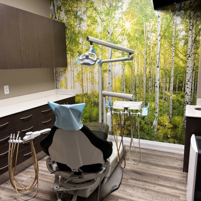 Treatment room at LightHouse Dental Cobourg