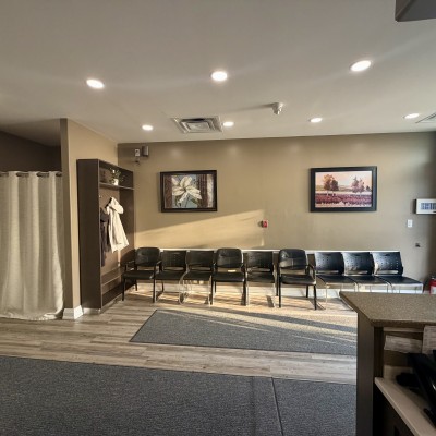 Waiting area at LightHouse Dental Cobourg