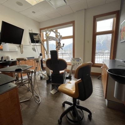 Treatment room at Canmore Dental Centre