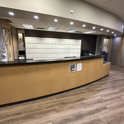 Reception desk at Affinity Dental Mayfield Common