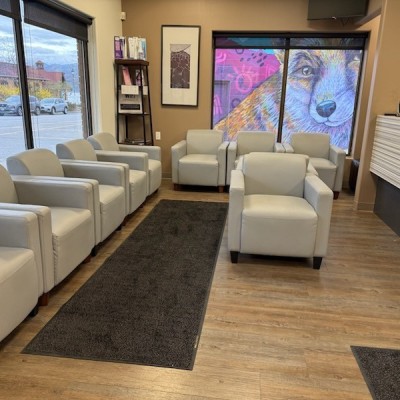 Waiting room at Peachland Dental Centre