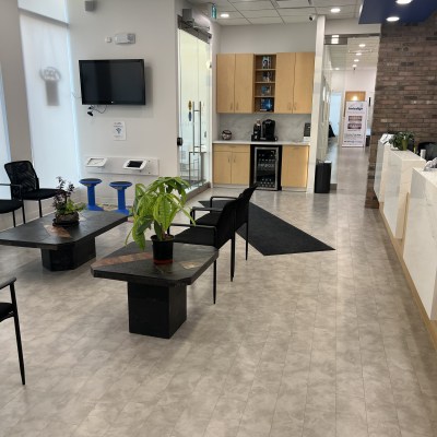 Waiting area at Azarko Dental Group