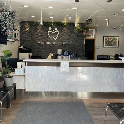 Reception area at LifeSmiles Dental