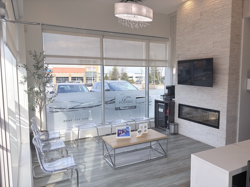 Waiting area at Dawson Dental