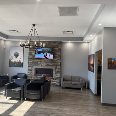 Waiting area at Sussex Dental Clinic