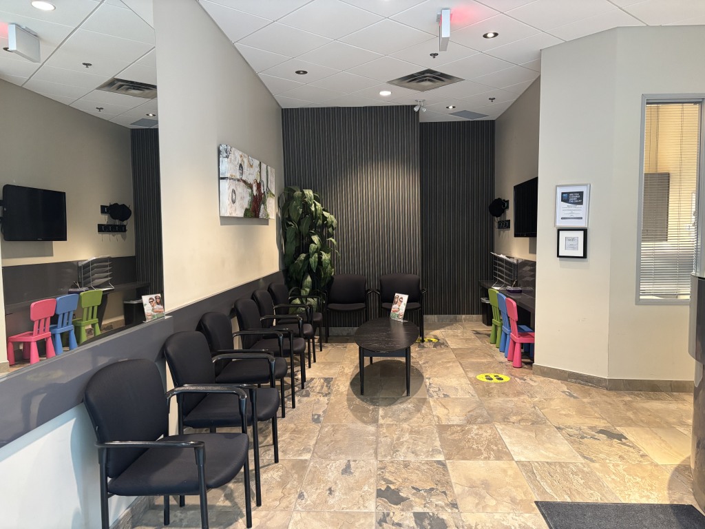 Waiting area at Gloucester Dental Centre