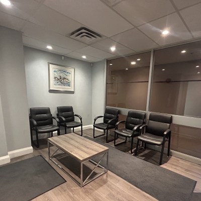 Waiting area at Smyth Dental Centre