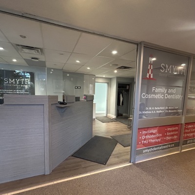 Entrance to Smyth Dental Centre