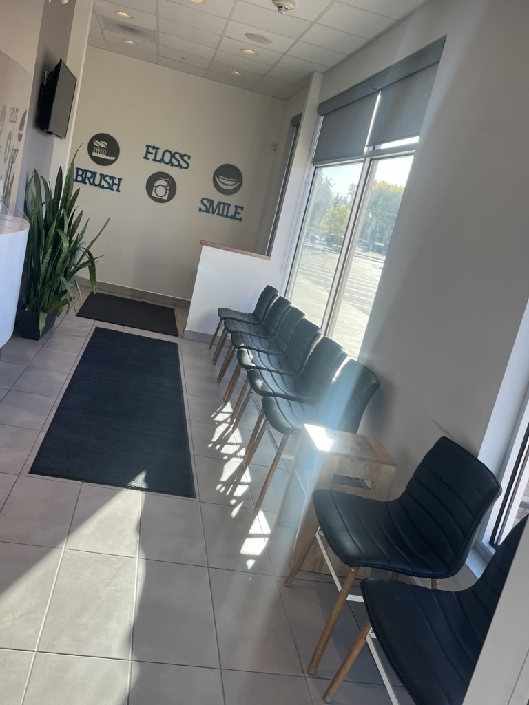 Waiting area at Preston Dental Centre