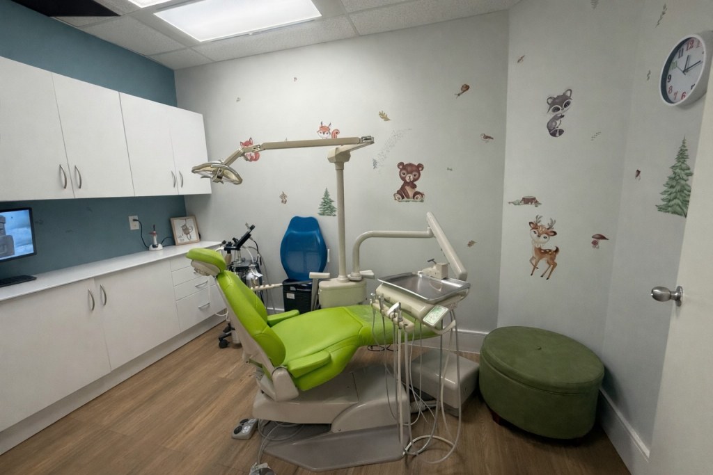 Treatment area at Treehouse Dental Care