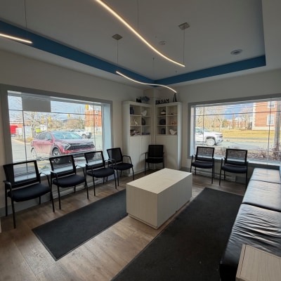 Waiting area at Antigonish Family Dentistry