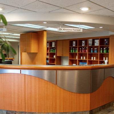 Reception area at Pure Dental