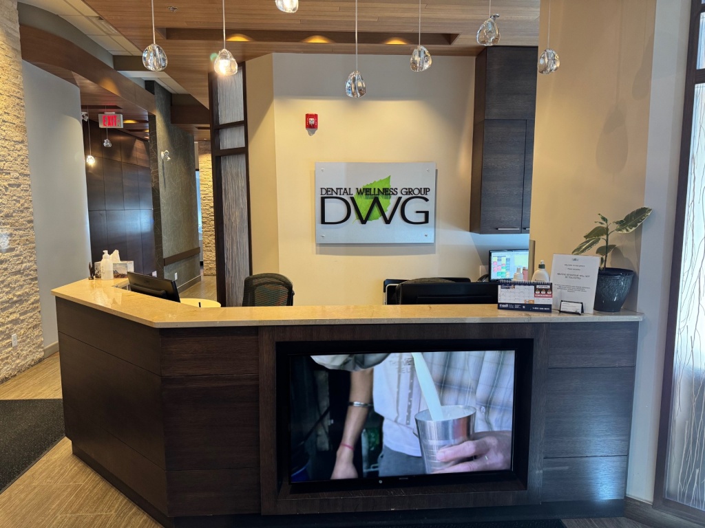 Reception desk at Seton Dental Wellness