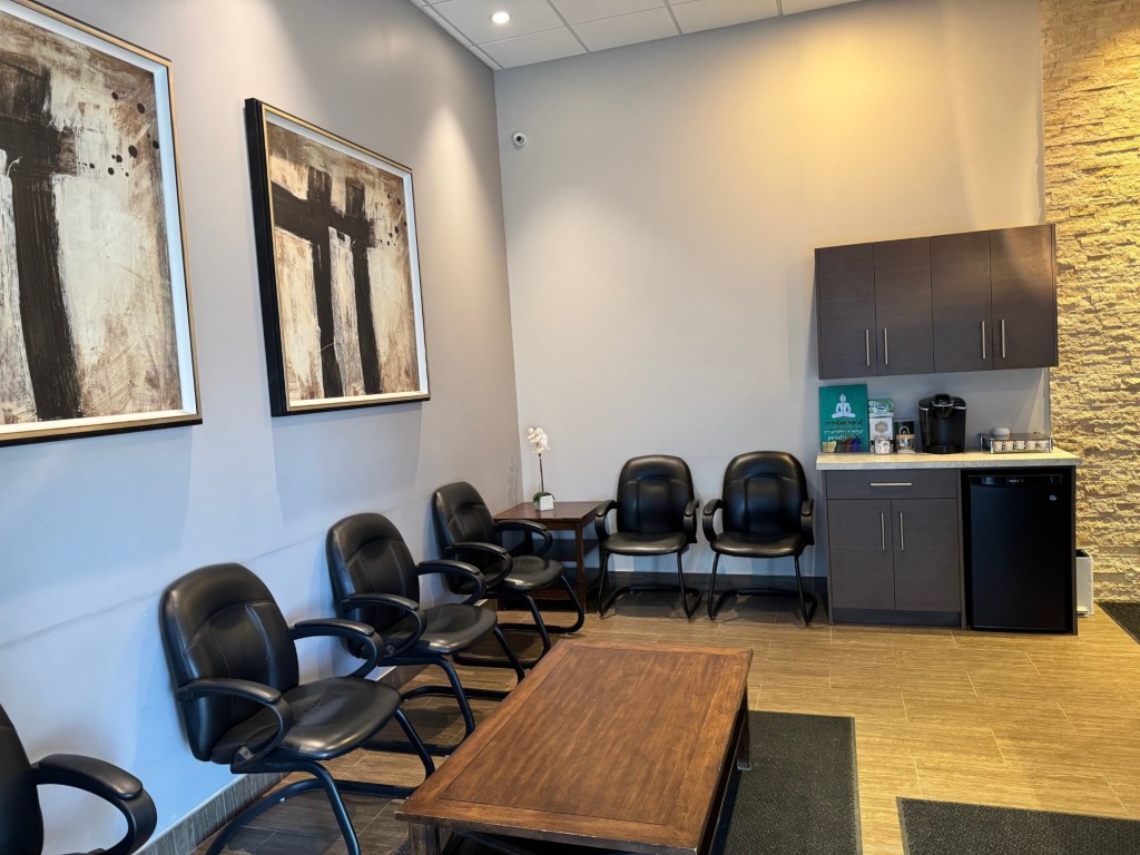 Waiting area at Seton Dental Wellness