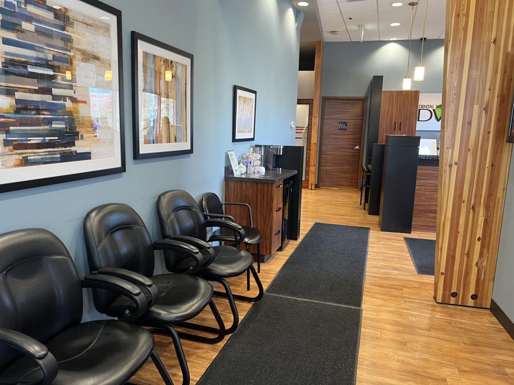 Waiting area at Silverado Dental Wellness