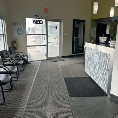 Waiting area at Fort Garry Dental Centre